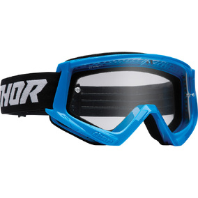 THOR MX Youth Combat Goggles Blue/Black