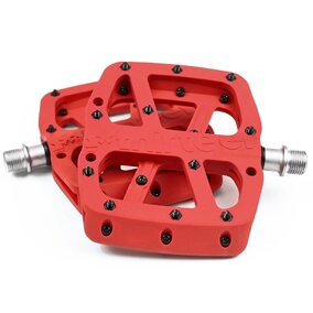 Base Flat Pedal Comp Body 22 pins Red